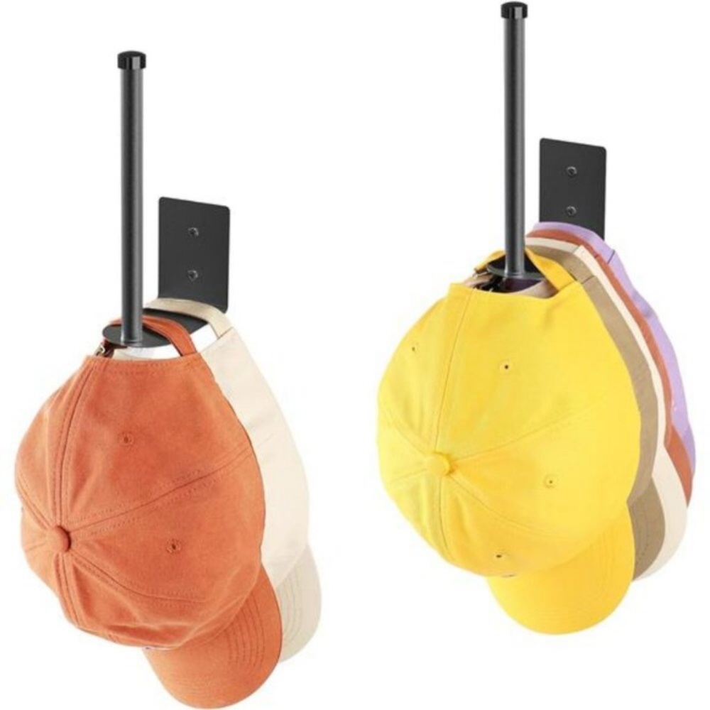 2 Pack Hat Racks for Baseball Caps Visor Hat Organizer Holder Storage Hanging